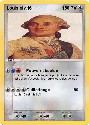 Pokemon Louis niv.16