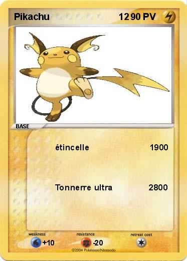 Pokemon Pikachu                           12