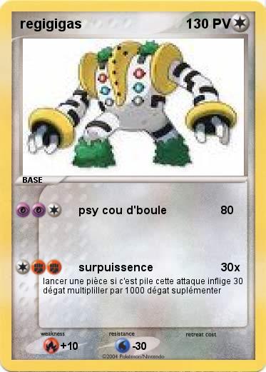Pokemon regigigas