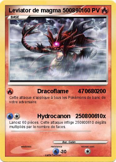 Pokemon Leviator de magma 500890