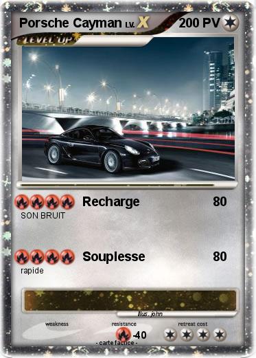 Pokemon Porsche Cayman