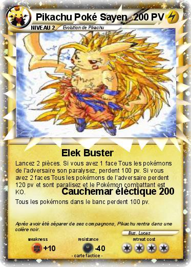 Pokemon Pikachu Poké Sayen