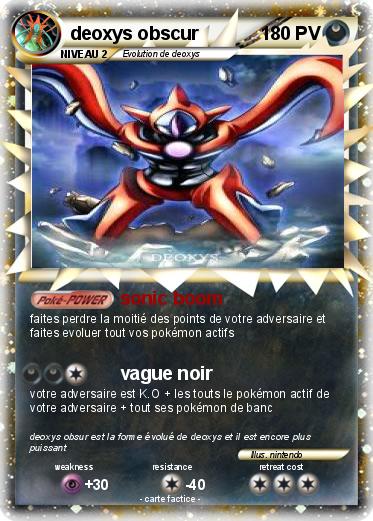 Pokemon deoxys obscur