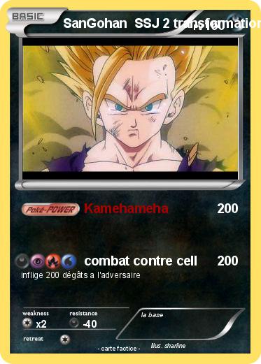 Pokemon SanGohan  SSJ 2 transformation