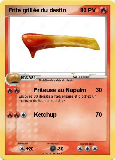 Pokemon Frite grillée du destin