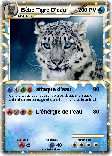 Pokemon Bébe Tigre D'eau