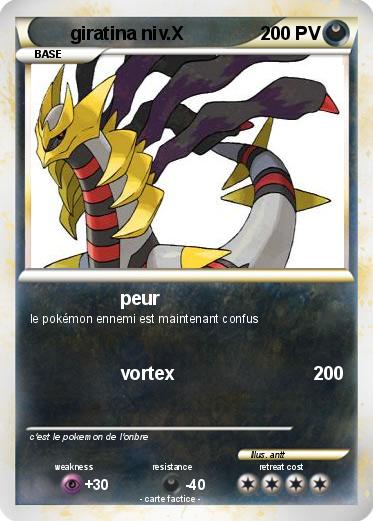 Pokemon giratina niv.X