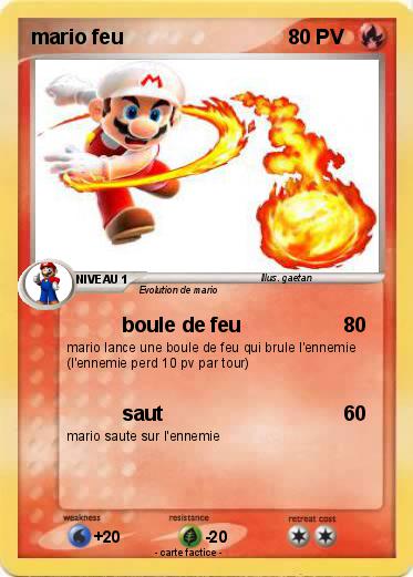 Pokemon mario feu