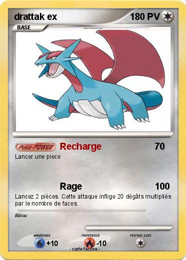 Pokemon drattak ex