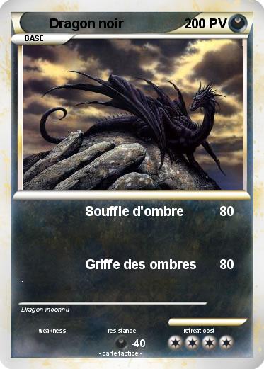 Pokemon Dragon noir