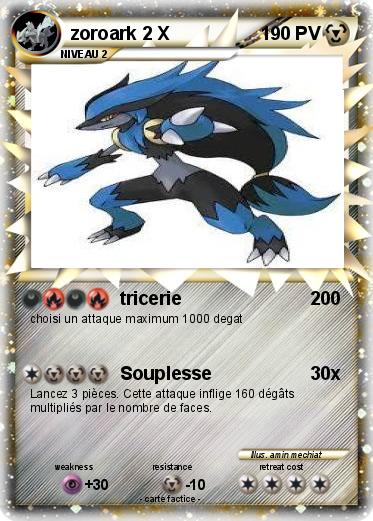 Pokemon zoroark 2 X