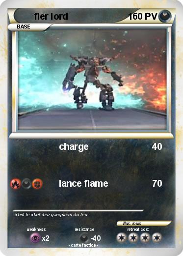 Pokemon fier lord