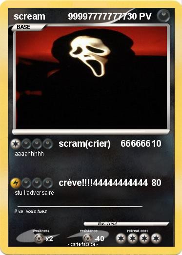 Pokemon scream         999977777777