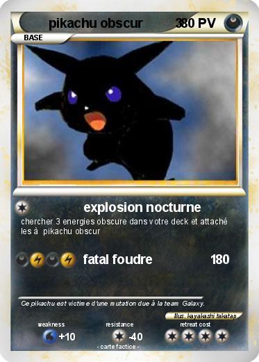 Pokemon pikachu obscur         3