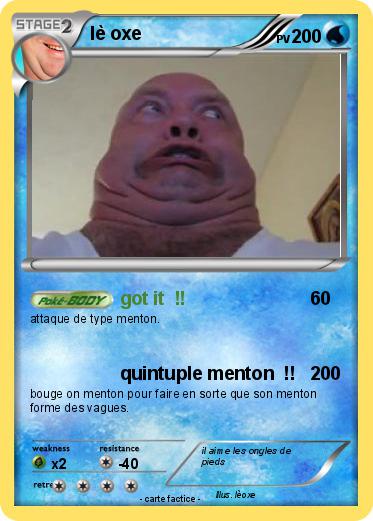 Pokemon lè oxe