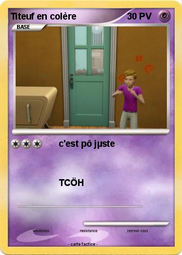 Pokemon Titeuf en colère