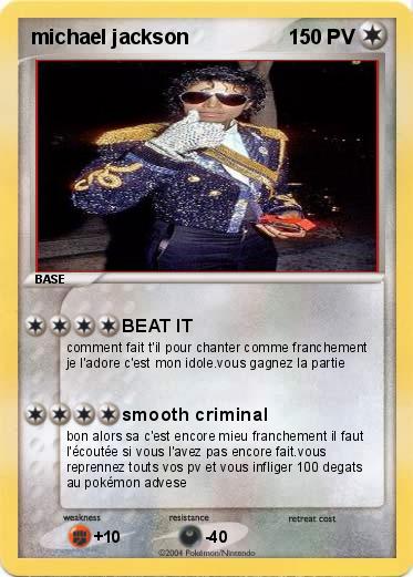 Pokemon michael jackson