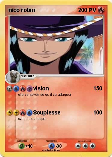 Pokemon nico robin