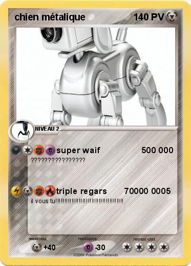 Pokemon chien métalique