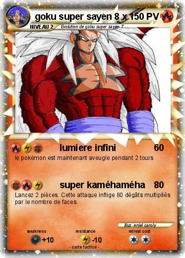 Pokemon goku super sayen 8 x