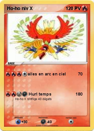 Pokemon Ho-ho niv X