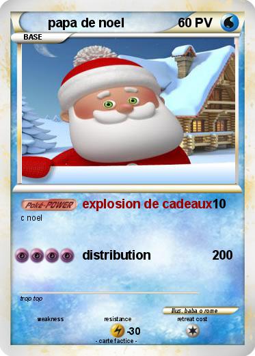 Pokemon papa de noel
