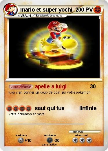 Pokemon mario et super yochi