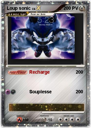 Pokemon Loup sonic