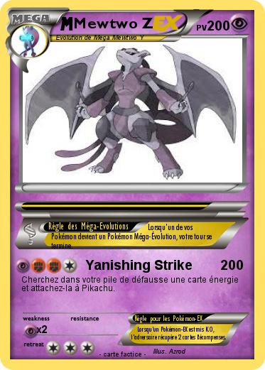 Pokemon Mewtwo Z