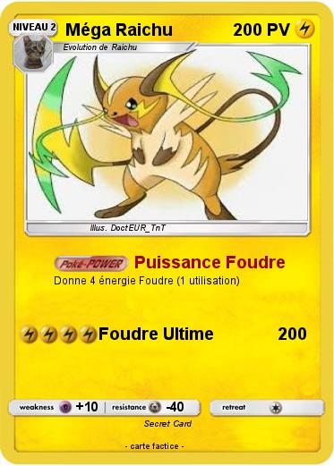 Pokemon Méga Raichu