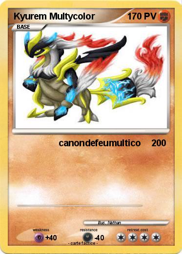 Pokemon Kyurem Multycolor