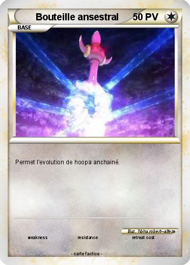 Pokemon Bouteille ansestral