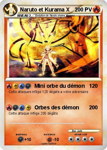 Pokemon Naruto et Kurama X
