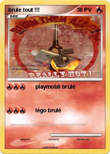 Pokemon brule tout !!!