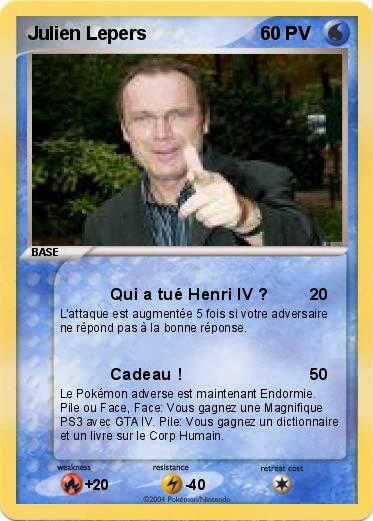 Pokemon Julien Lepers