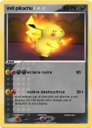 Pokemon evil pikachu