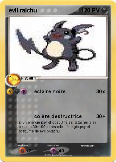 Pokemon evil raichu