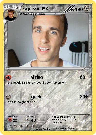 Pokemon squezie EX
