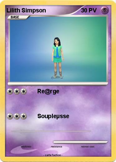 Pokemon Lilith Simpson
