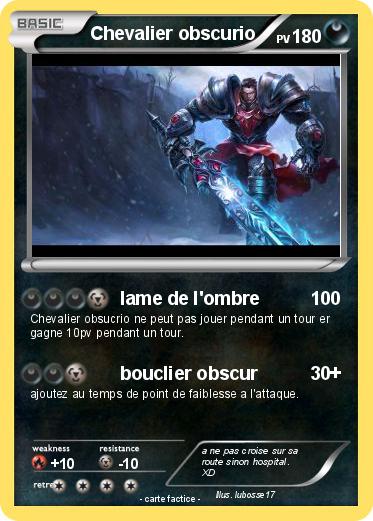Pokemon Chevalier obscurio