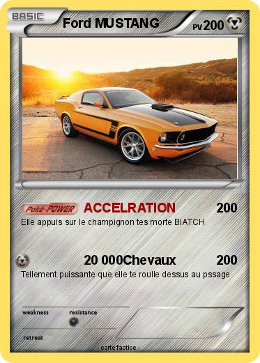 Pokemon Ford MUSTANG