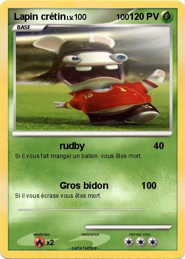 Pokemon Lapin crétin