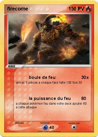 Pokemon firecorne