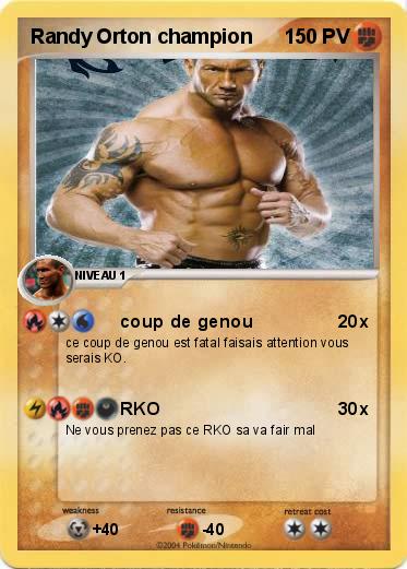 Pokemon Randy Orton champion