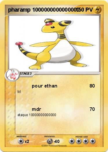 Pokemon pharamp 1000000000000000
