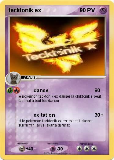 Pokemon tecktonik ex