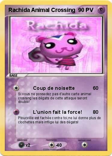 Pokemon Rachida Animal Crossing