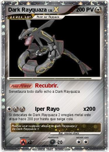 Pokemon Dark Rayquaza
