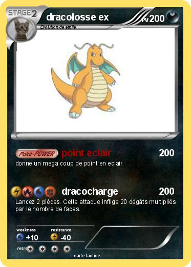 Pokemon dracolosse ex