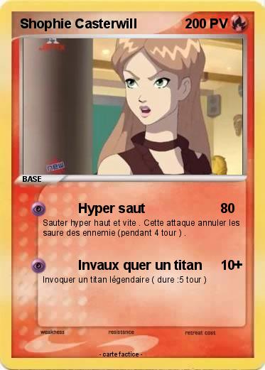 Pokemon Shophie Casterwill